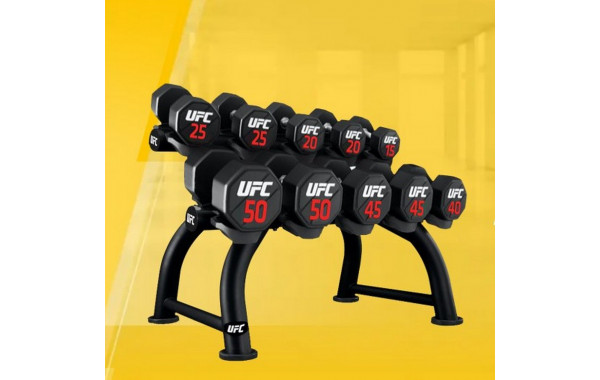 Уретановые гантели UFC Premium 30kg (пара) UFC UFC-DBPU-8319 600_380