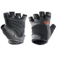 Перчатки для занятий спортом Torres нейлон, нат.кожа и замша, подбивка гель PL6049 черный