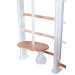 Детский спортивный комплекс Perfetto Sport "Scala in legno con rete" bianco-naturale PS-125 75_75