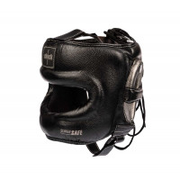 Шлем для единоборств с бампером Clinch Face Guard C149 черно-бронзовый