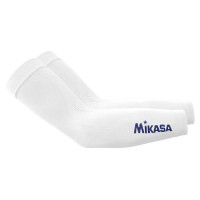 Нарукавники волейбольные компрессионные Mikasa MT430-022-E, р.Extra, полиамид, эластан, белый