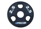 Олимпийский диск в уретане Precor FM\UPP-2.5KG\BK-LZ-00 2,5 кг, черный с лазерной гравировкой