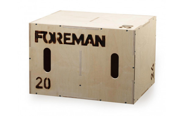 Плиометрических бокс 50х60х75см Foreman для улицы, влагостойкая фанера FY-1373 600_380