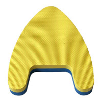 Доска для плавания Sportex 2-х цветная с ручками, 28х38х4,5 см E39335 желто\синий