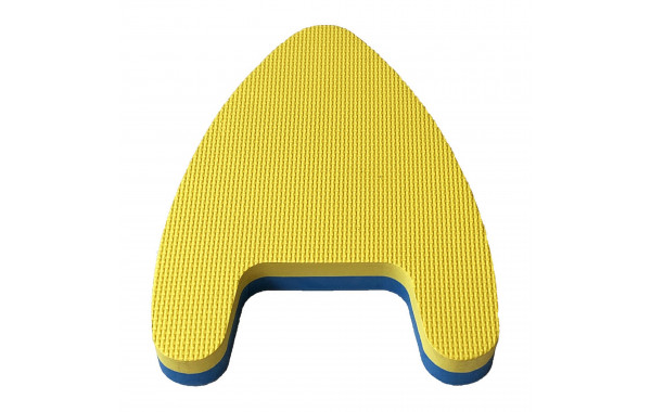 Доска для плавания Sportex 2-х цветная с ручками, 28х38х4,5 см E39335 желто\синий 600_380