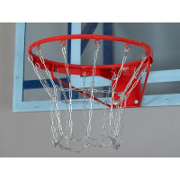 Кольцо баскетбольное антивандальное, усиленное, с цепью Гинаст Avix