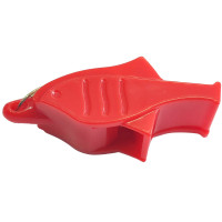 Свисток Дельфин пластиковый в боксе, без шарика, на шнурке (красный) Sportex E39266-2
