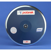 Диск соревновательный пластиковый 1 кг Polanik CPD11-1 Сертификат IAAF № I-11-0493