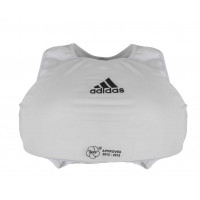 Защита груди женская Adidas WKF Lady Protector белая 666.14