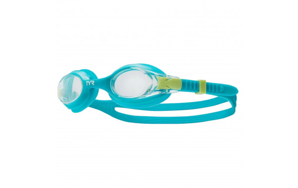 Очки для плавания детские TYR Swimple LGSW-792 зеленая оправа 600_380