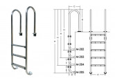 Лестница для бассейнов серии M M203 ПТК Спорт 021-0540