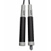 Скакалка c силиконовыми ручками, 3м Star Fit RP-401 черный 75_75