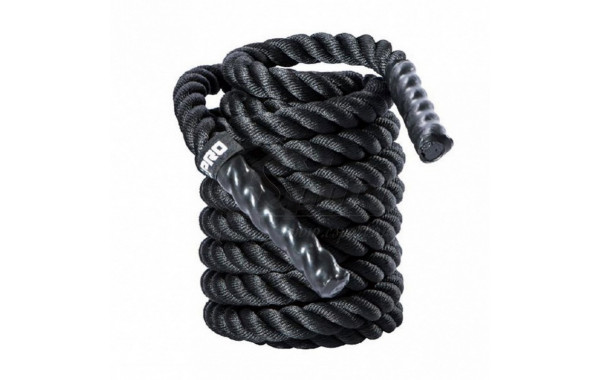 Тренировочный канат Live Pro Battle Rope LP8170-M2 5 см x 12 м, черный 600_380