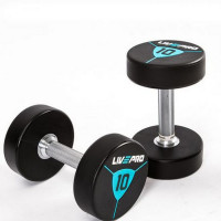 Гантели в уретане 38 кг Live Pro Premium Urethane Dumbbells LP8000-38