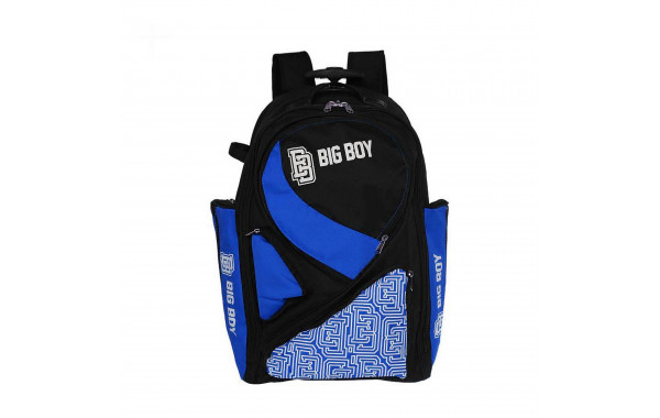 Рюкзак на колесах Elite Line Senior, полиэстер Big Boy BB-BACKPACK-EL-BL сине-черно-белый 600_380