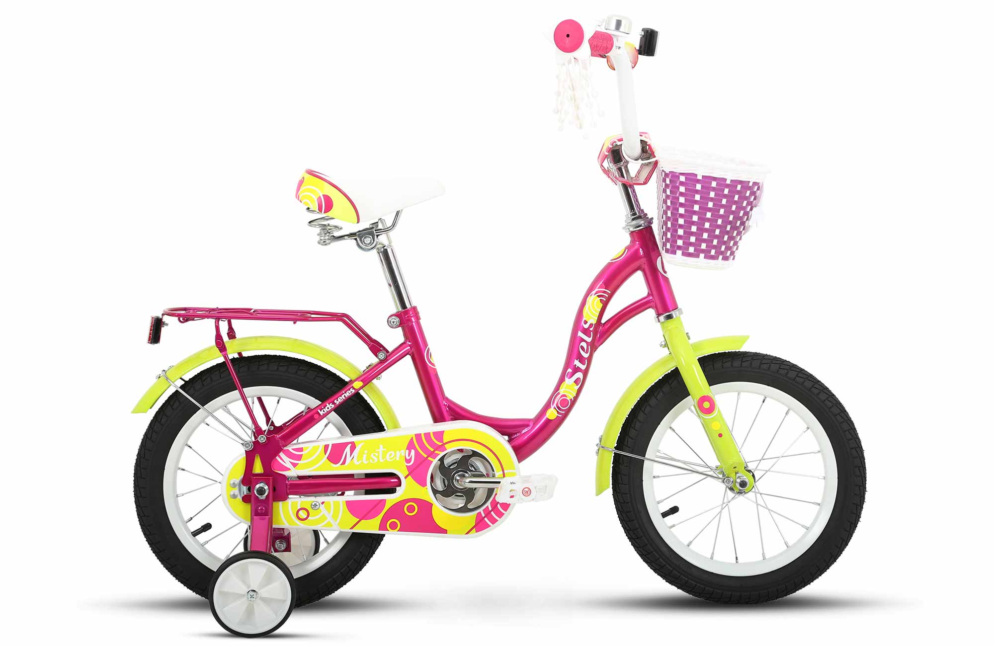 Велосипед 14" Stels Mistery C Z010 LU098816 Розовый\Глубокий 2024 2000_1300