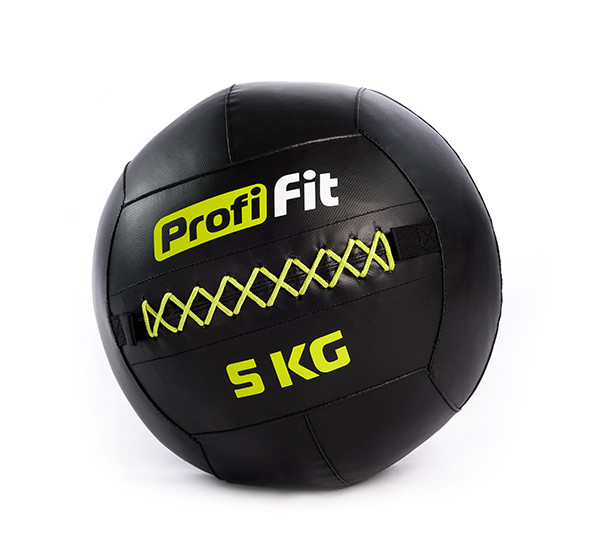 Медицинбол набивной (Wallball) Profi-Fit 5 кг 600_553