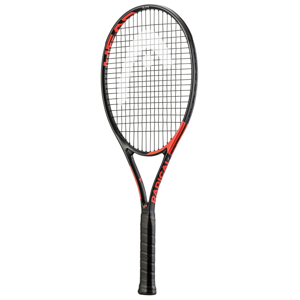 Ракетка для большого тенниса Head Ti. Radical Elite Gr3, 233402, для нач-щих, композит, со струнами, черно-оранже 1000_1000