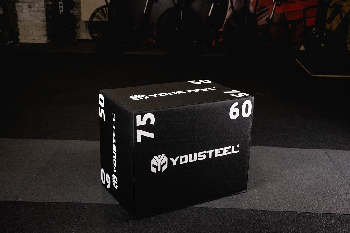 Тумба мягкая для запрыгивания YouSteel 75х60х50см 1197_800