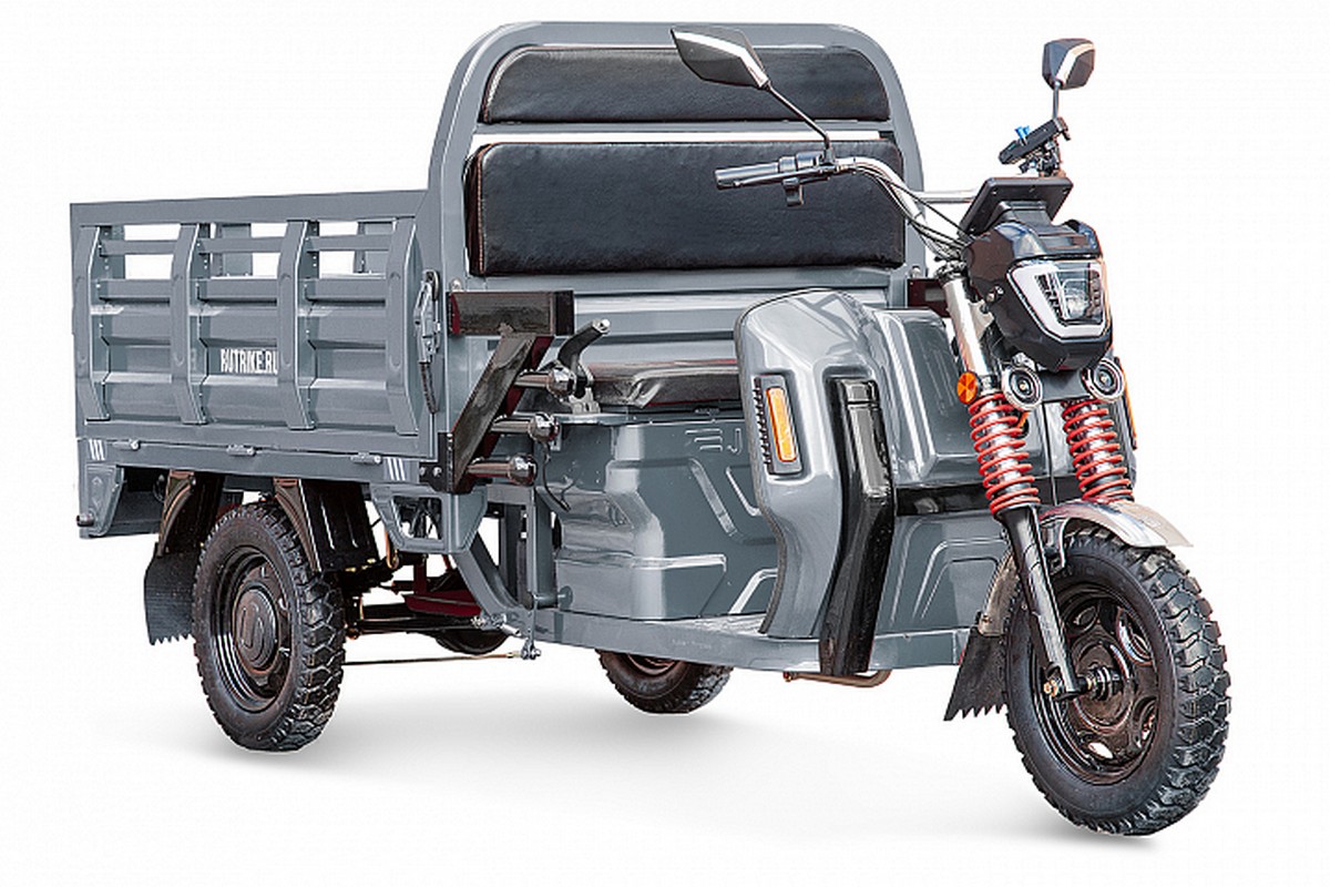 Грузовой электротрицикл RuTrike Антей Pro 1500 60V1200W 024455-2737 серый 1200_800