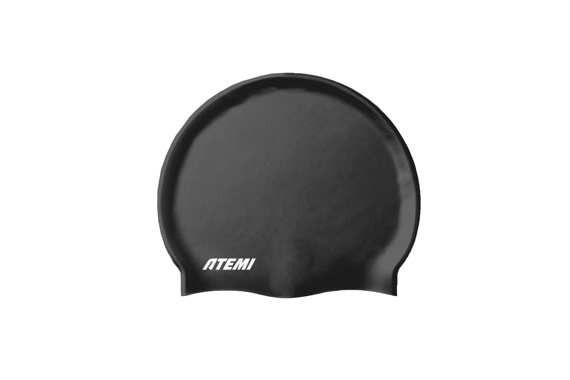 Шапочка для плавания Atemi Very Big silicone Cap Deep black TVBSCXL1BK черный 2000_1334