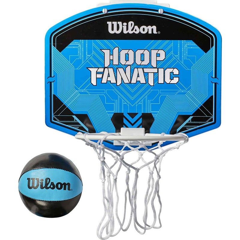 Набор для мини-баскетбола Wilson Hoop Fanatic Mini hoop kit WTBA00436 800_800