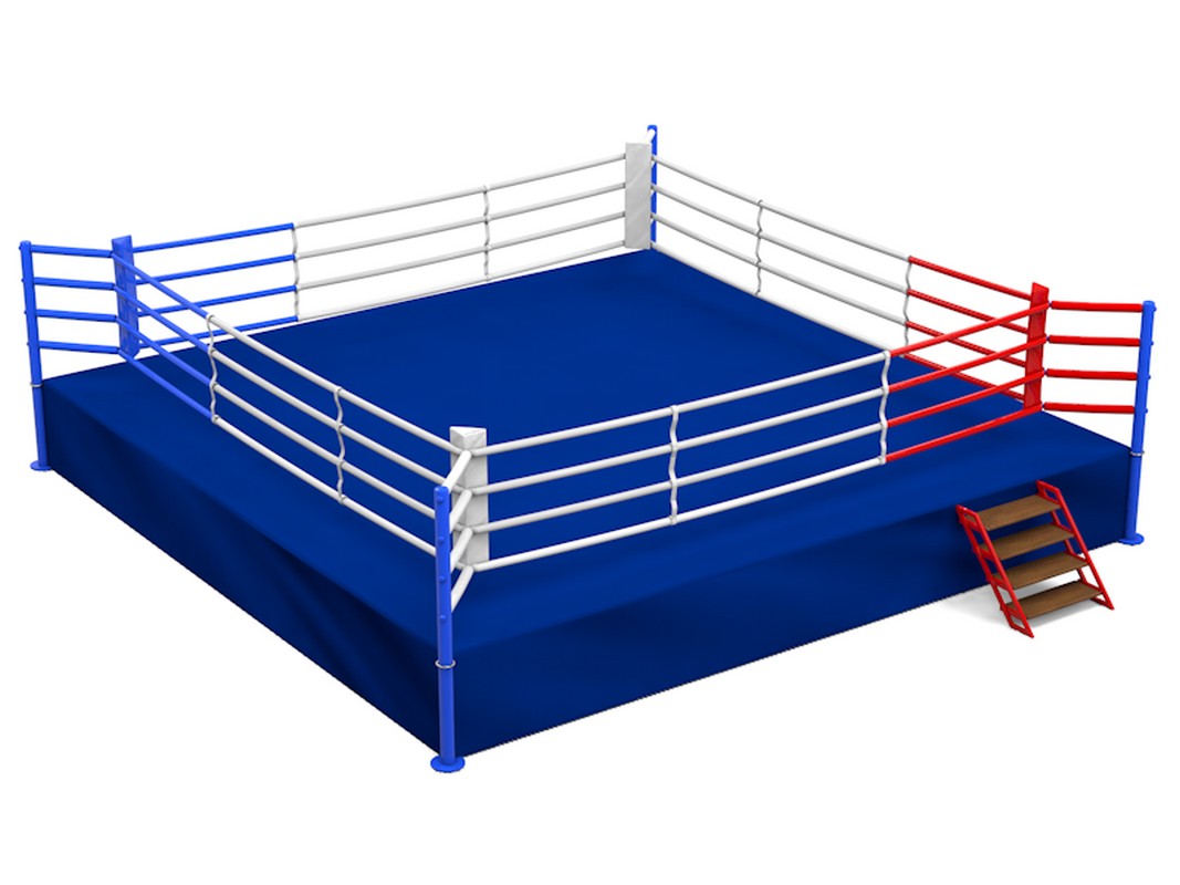 Ринг боксерский на подиуме Glav размер 8х8х1 м, боевая зона 6х6 м 5.300-12 1067_800