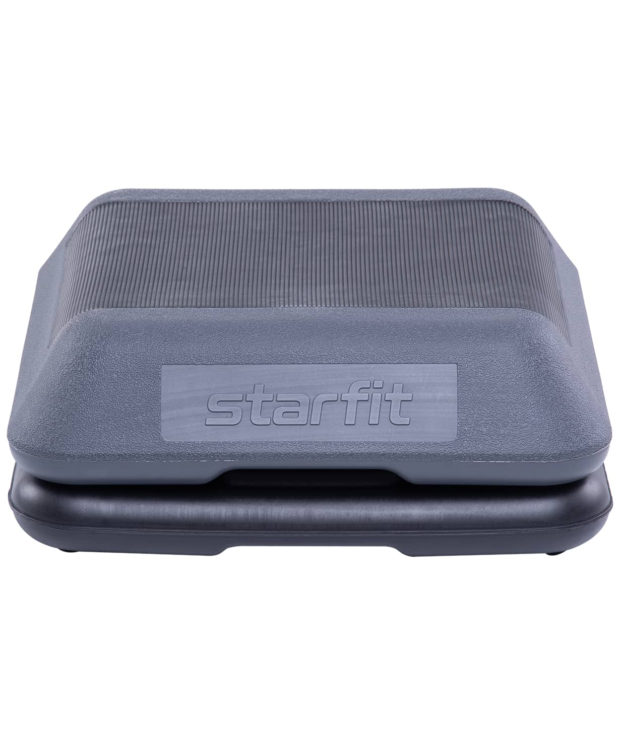 Степ-платформа быстросборная Star Fit SP-401 40х40х30 см, квадратная, обрезиненная, 5-ти уровневая 1230_1479