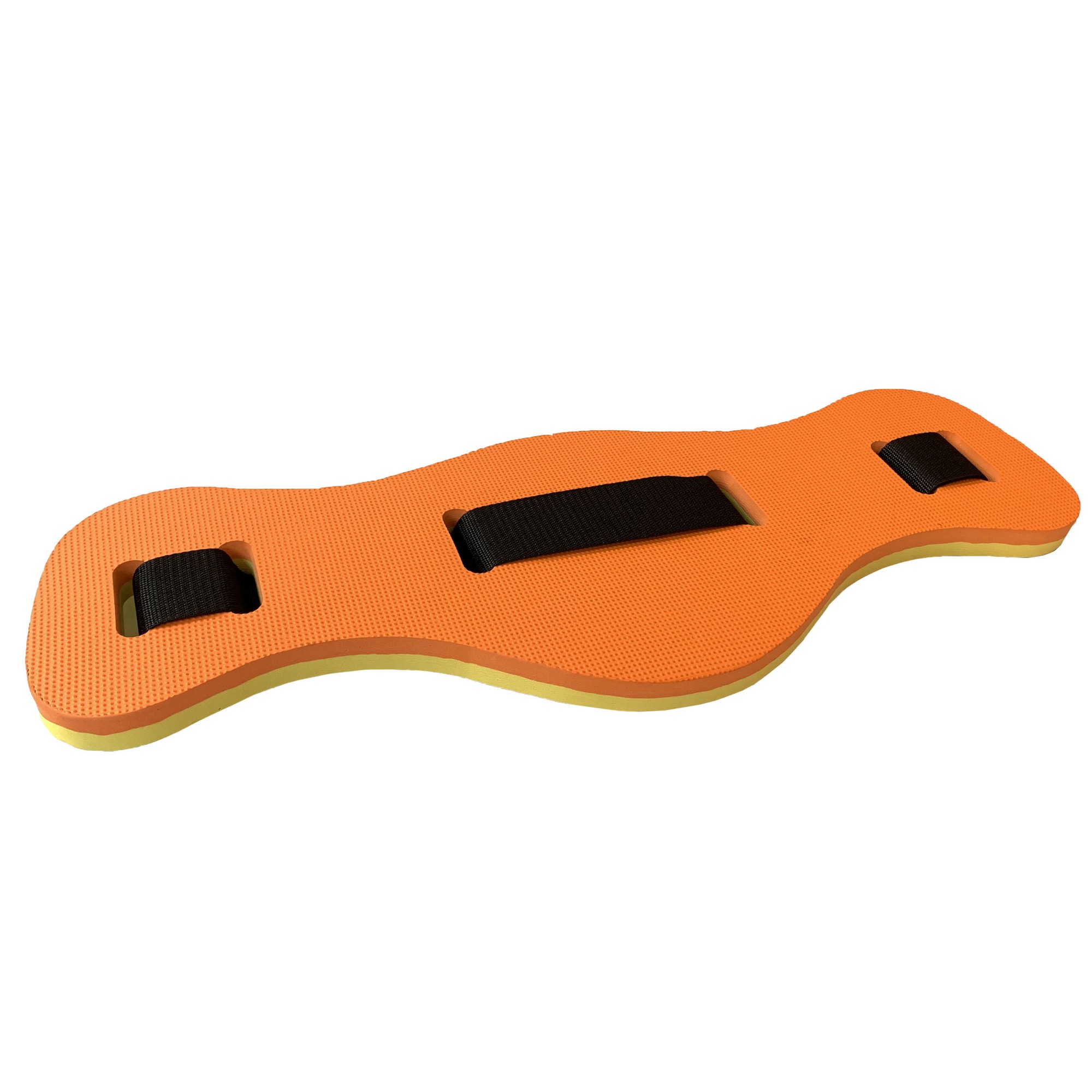 Пояс страховочный для аквааэробики Sportex 2-х цветный, 62х22х2,3см E39341 оранжево\желтый 2000_2000