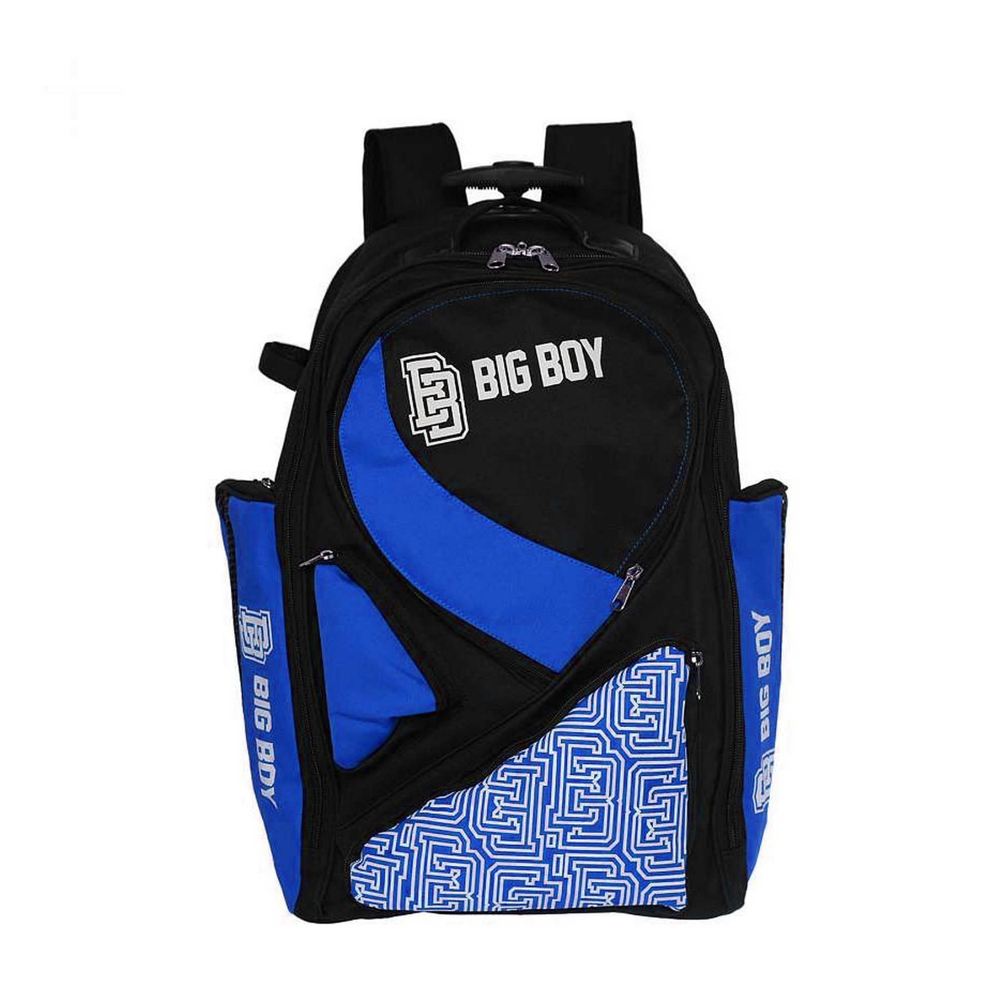 Рюкзак на колесах Elite Line Senior, полиэстер Big Boy BB-BACKPACK-EL-BL сине-черно-белый 2000_2000