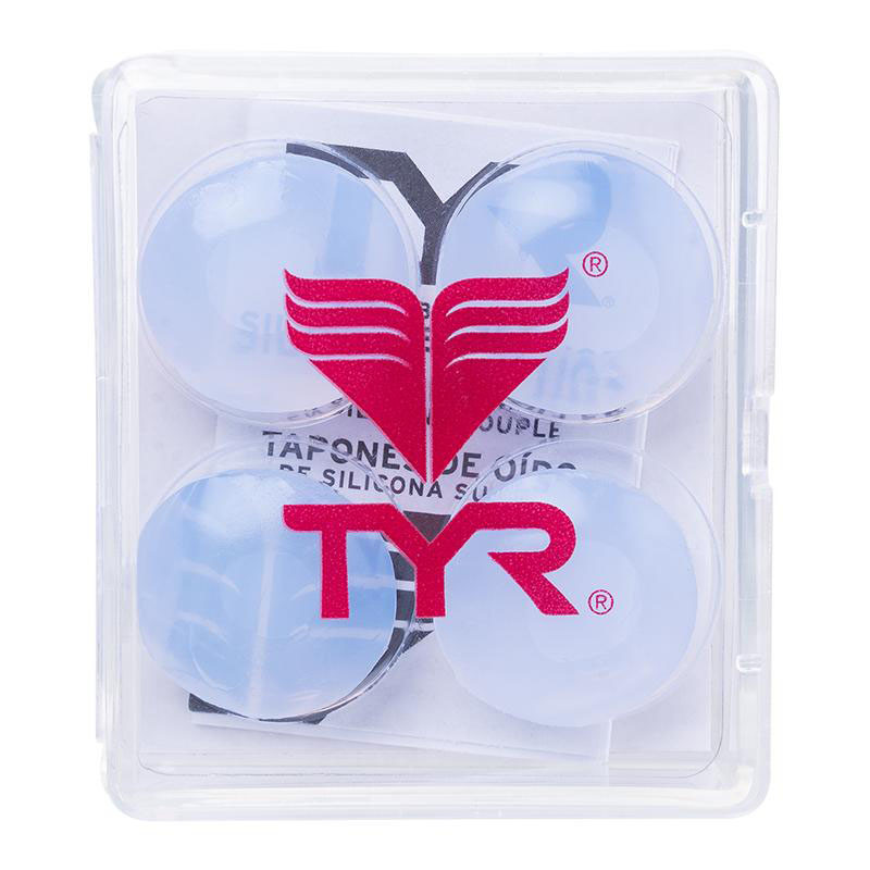 Беруши TYR Soft Silicone Ear Plugs" LEP-101 прозрачный 800_800