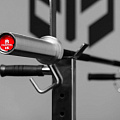 Гриф женский YouSteel Training Bar CT-15, 15кг, длина 2010 мм, D25 мм, черный +белый цинк 120_120
