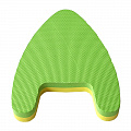 Доска для плавания Sportex 2-х цветная с ручками, 28х38х4,5 см E39335 зелено\желтый 120_120