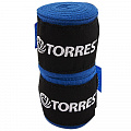 Бинт боксерский эластичный Torres PRL62018BU, длина 2,5 м, ширина 5 см, 1 пара, синий 120_120