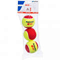 Мяч теннисный Babolat Red, 501036, 3 шт, желто-красный 120_120