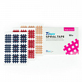 Кросс-тейп Tmax Spiral Tape Type Mix A 423731 3 цвета: синий, красный, телесный (20 листов) 120_120