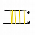 Лестница для тренировок ЛК-2, дл. 2 м, шир. 51 см, пластик, полиэстер, желт-черный 120_120