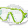 Маска для плавания 8+ Intex Sea Scan Swim Masks 55916 салатовый 120_120