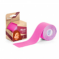 Тейп кинезиологический Tmax Beauty Tape (5cmW x 5mL), вискоза, розовый 120_120